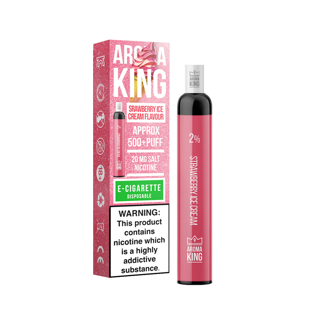 Aroma King Regular - Strawberry Ice Cream Flavour 500+ puffs