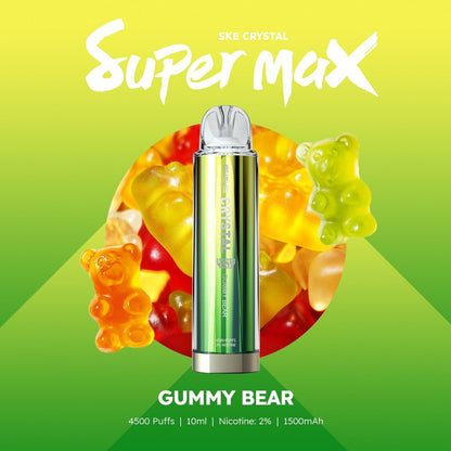 Ske Crystal Original Super Max 4500 Disposable Vape Box Of 10 - #Simbavapeswholesale#