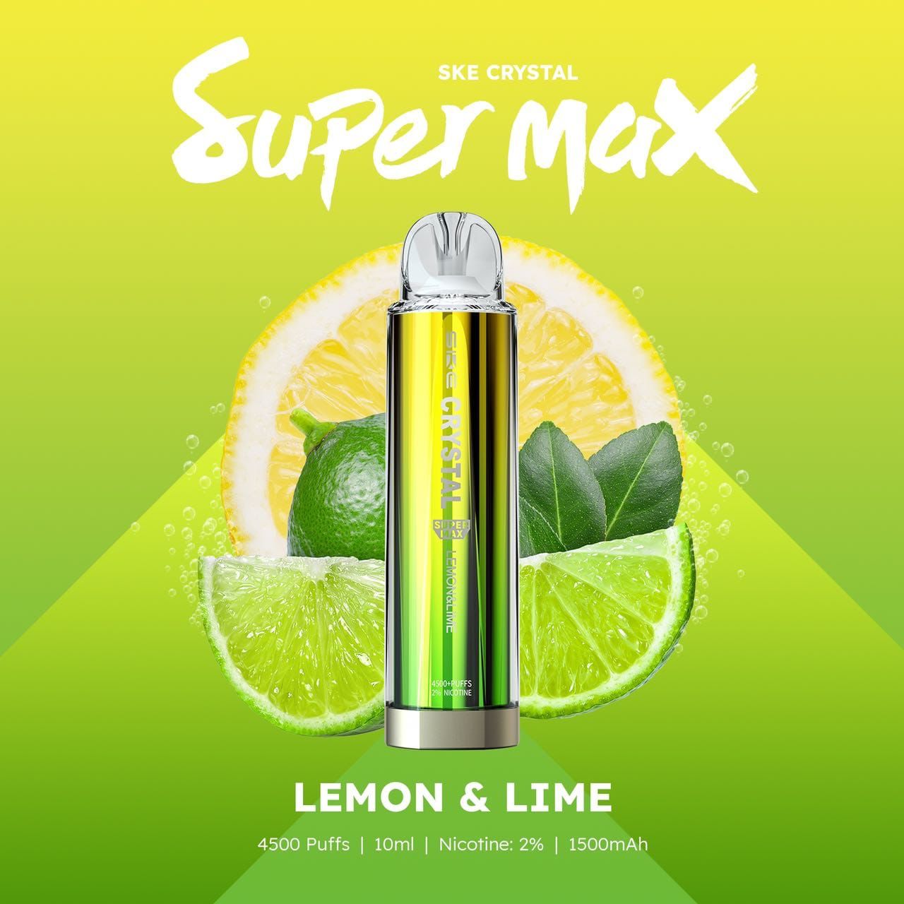 Ske Crystal Original Super Max 4500 Disposable Vape Box Of 10 - #Simbavapeswholesale#