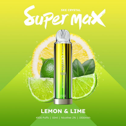 Ske Crystal Original Super Max 4500 Disposable Vape Box Of 10 - #Simbavapeswholesale#