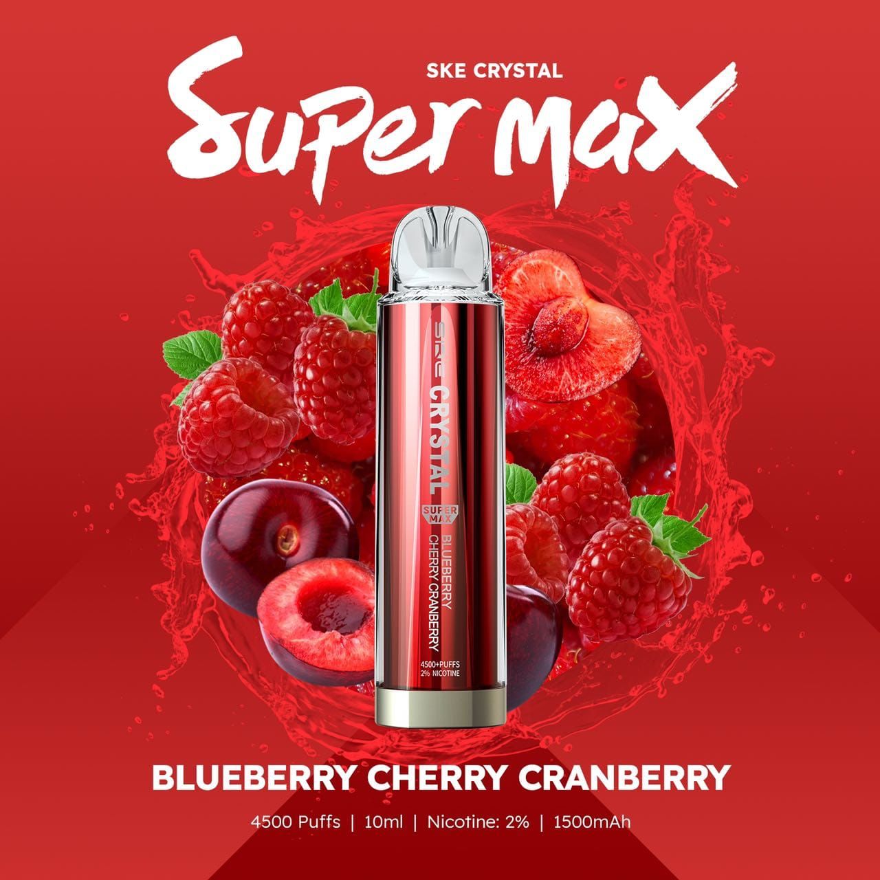 Ske Crystal Original Super Max 4500 Disposable Vape Box Of 10 - #Simbavapeswholesale#
