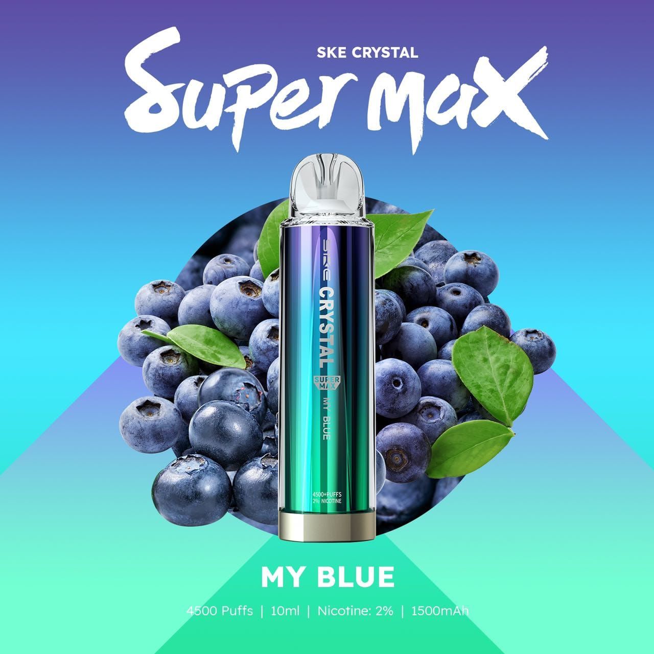 Ske Crystal Original Super Max 4500 Disposable Vape Box Of 10 - #Simbavapeswholesale#