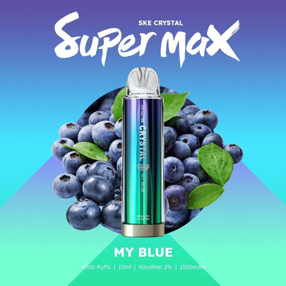 Ske Crystal Original Super Max 4500 Disposable Vape Box Of 10 - #Simbavapeswholesale#