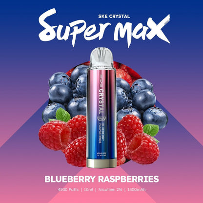 Ske Crystal Original Super Max 4500 Disposable Vape Box Of 10 - #Simbavapeswholesale#