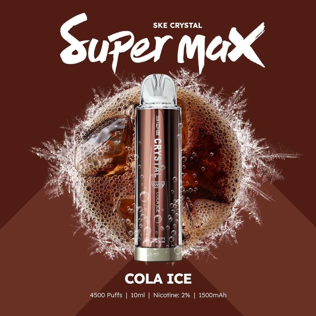Ske Crystal Original Super Max 4500 Disposable Vape Box Of 10 - #Simbavapeswholesale#