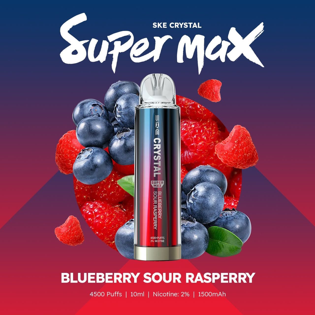 Ske Crystal Original Super Max 4500 Disposable Vape Box Of 10 - #Simbavapeswholesale#
