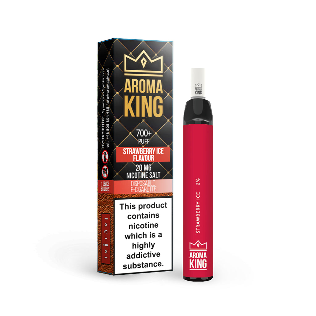 Aroma King Hybrid - Strawberry Ice 700+ puffs
