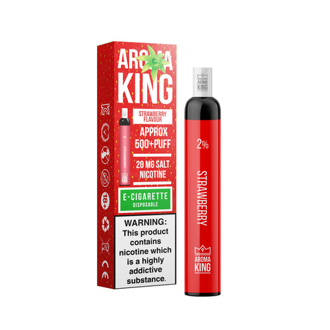 Aroma King Regular - Strawberry Flavour 500+ puffs